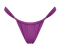 Purple bikini bottom on a white background
