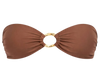 Carob Dune - Bandeau Bikini Top