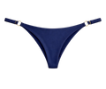 Navy blue bikini bottom on a white background