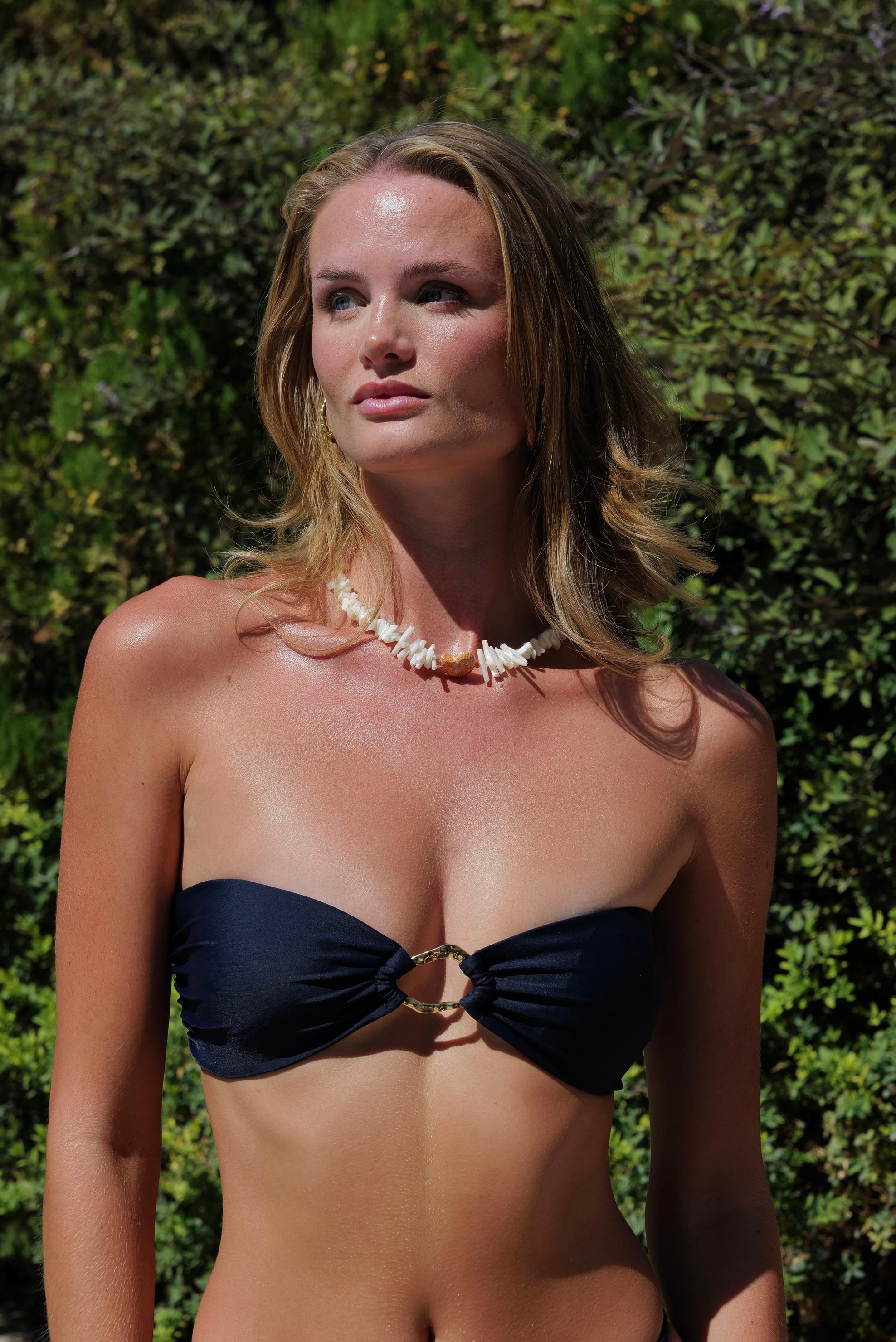 Nereid Tide - Bandeau Bikini Top